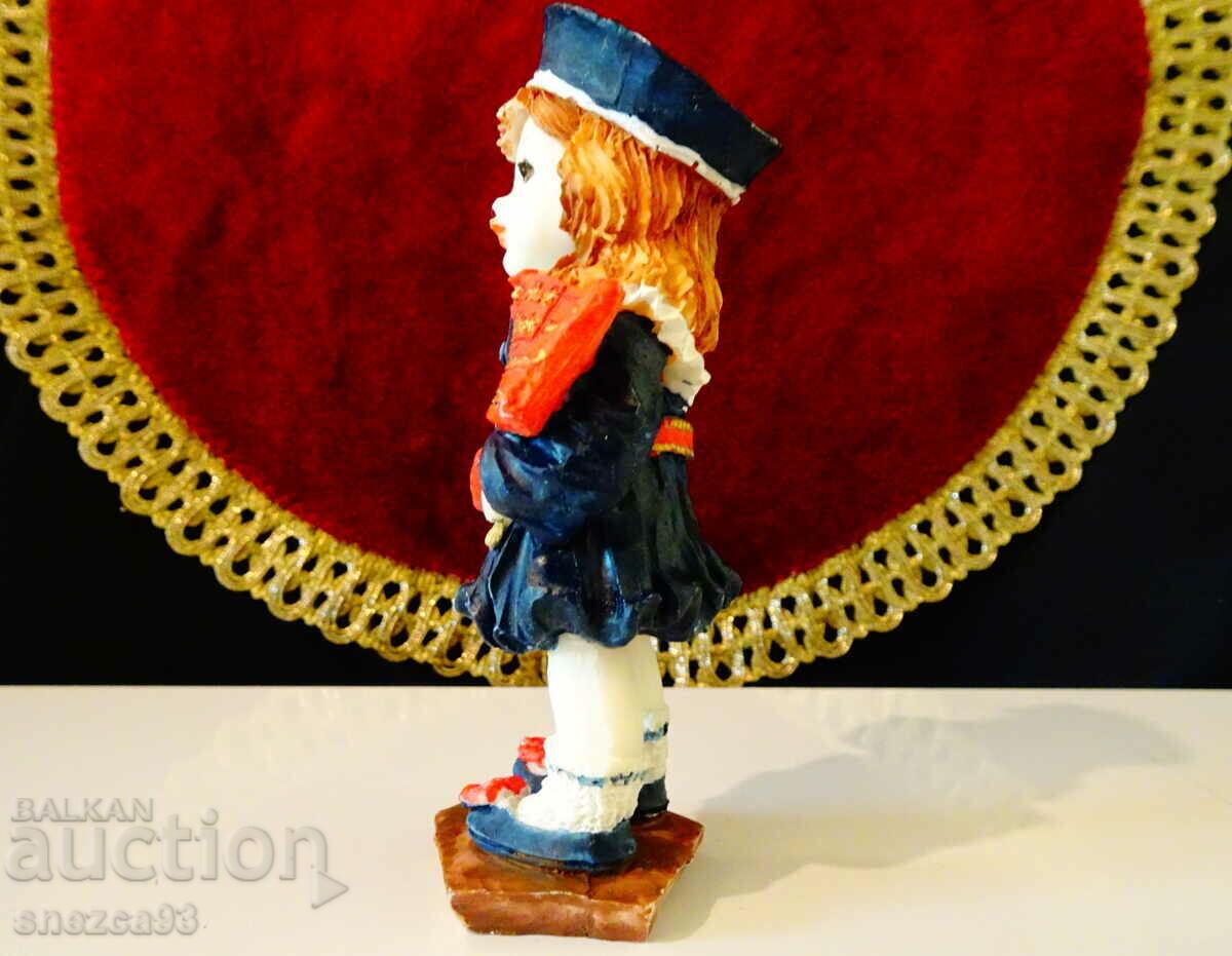 Auction Porcelain figurine, child figure, girl Auction Porcelain figurine, child figure, girl