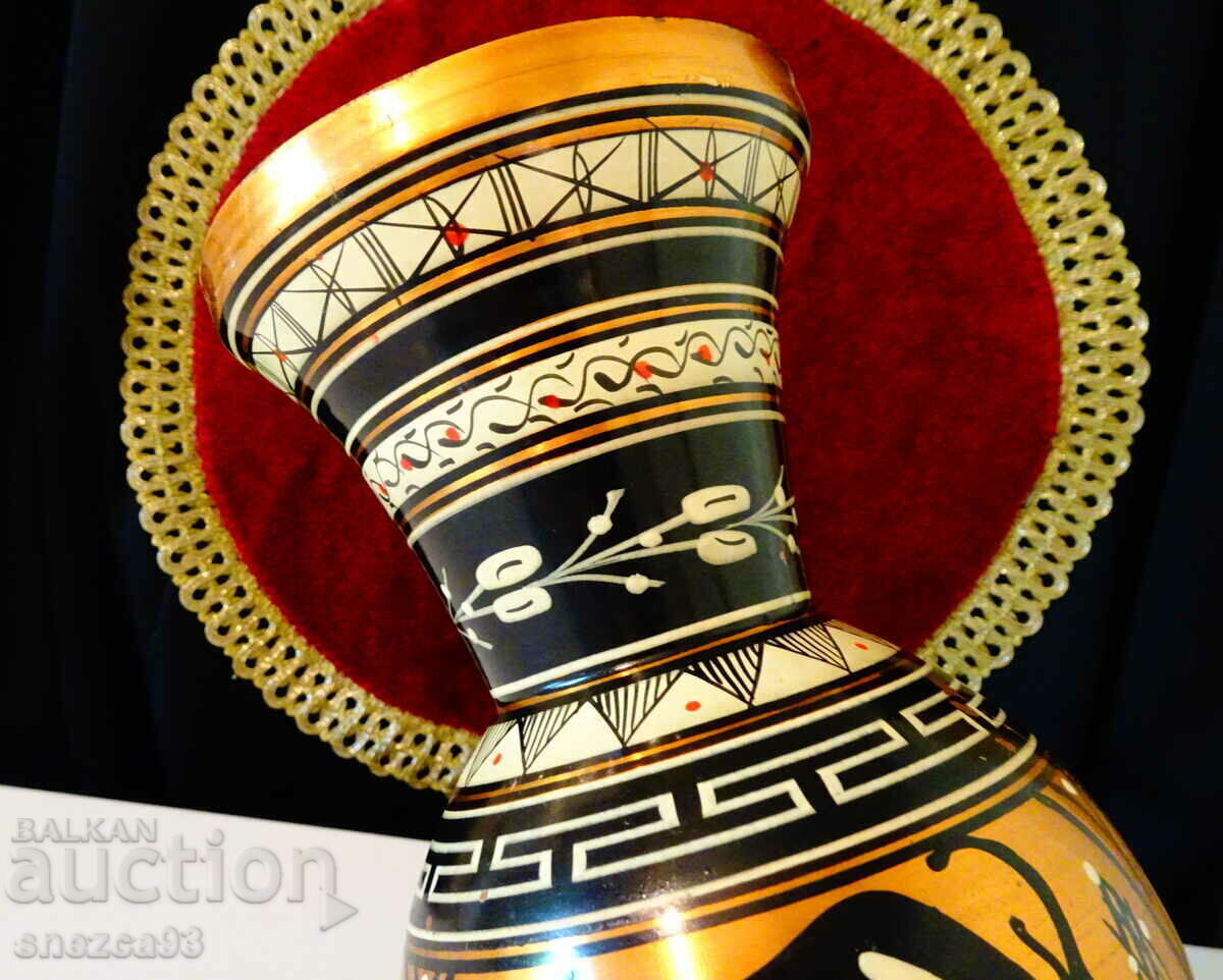 Auction Copper vase, hunting paintings, Antelopes, Gazelles Auction Copper vase, hunting paintings, Antelopes, Gazelles