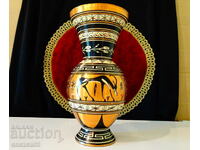 Vază de cupru, tablouri de vânătoare, Antilope, Gazele