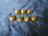 7 pcs. buttons - Small