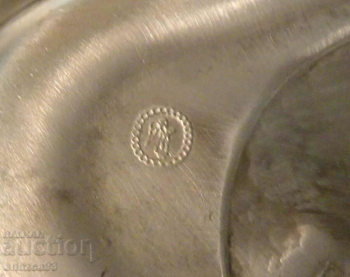 Kalaen ashtray with a Ship, 770 gr - 5 Kalaen ashtray with a Ship, 770 gr - 5