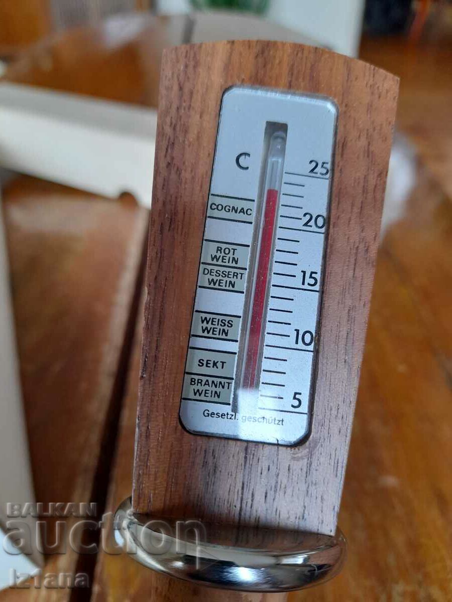 Παράδοση Παλιό θερμόμετρο κρασιού Παράδοση Παλιό θερμόμετρο κρασιού