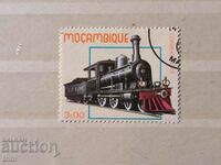 Mozambique 1979 Vintage locomotives