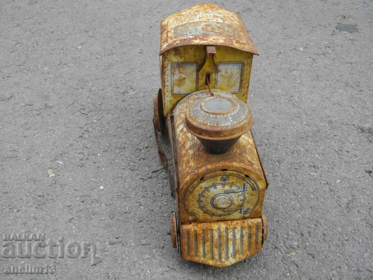 OLD TIN TOY TRAIN LOCOMOTIVE TIN TOY F FLIM LEMEZ - 6 OLD TIN TOY TRAIN LOCOMOTIVE TIN TOY F FLIM LEMEZ - 6