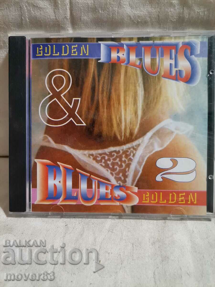 CD cu muzică pe disc. "Golden Blues 2"