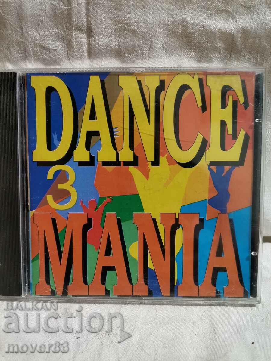 CD disc music. "Dance Mania 3"