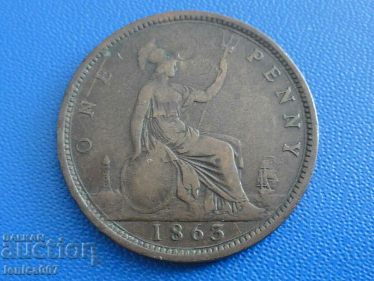 Great Britain 1863 - 1 penny