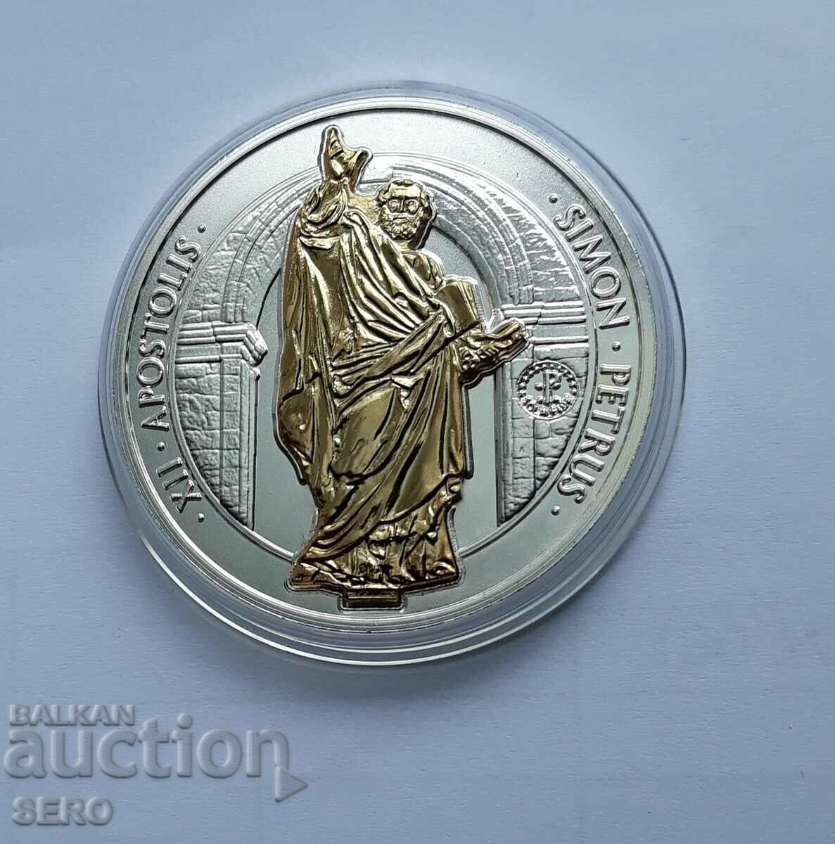 Vatican-medal from the series "The 12 Apostles"-Saint Simon-Peter