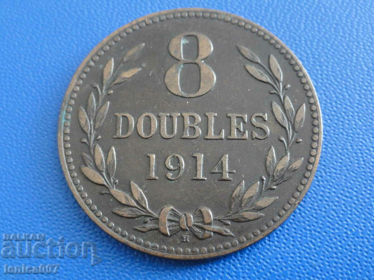 Auction  Guernsey 1914 - 8 takes