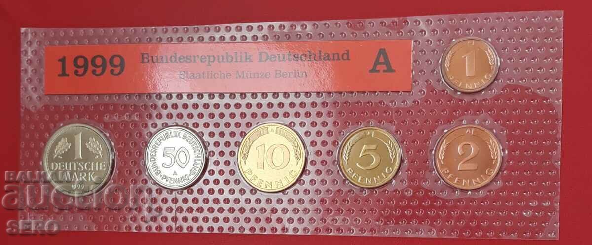 Germany-SET 1999 A-Berlin of 6 coins