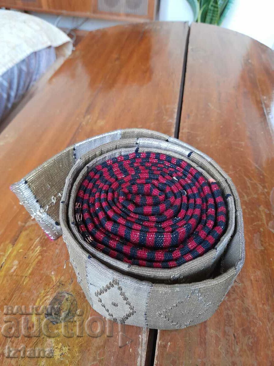 Auction Old tinsel costume belt, Saya Auction Old tinsel costume belt, Saya