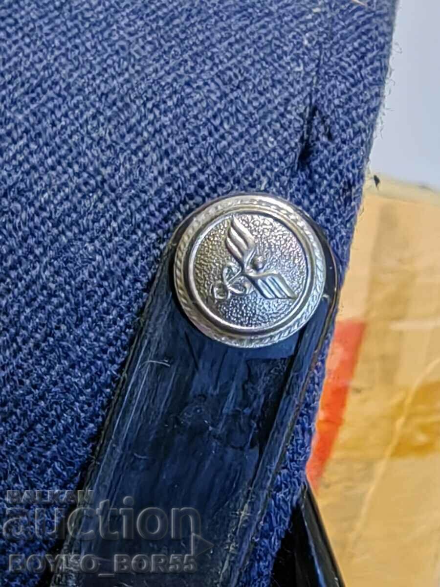 Old Bulgarian Officer's Customs Cap - 5 Old Bulgarian Officer's Customs Cap - 5
