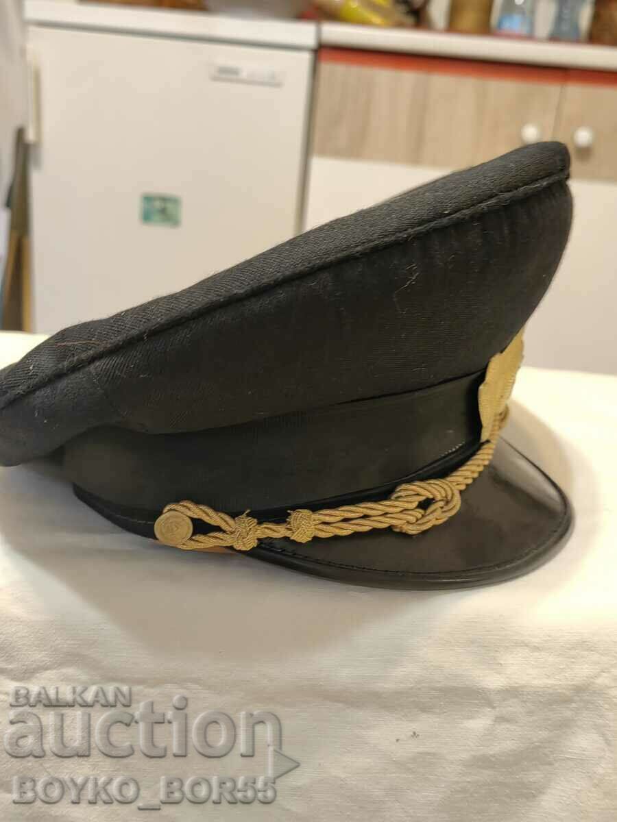 Old Bulgarian Officer Navy Cap with price 119.00 BGN | € 60.84 Old Bulgarian Officer Navy Cap with price 119.00 BGN | € 60.84