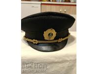 Old Bulgarian Officer Navy Cap