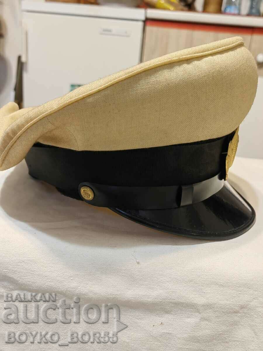 Old Bulgarian Officer's Naval Parade Cap with price 119.00 BGN | € 60.84 Old Bulgarian Officer's Naval Parade Cap with price 119.00 BGN | € 60.84
