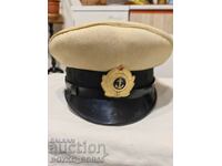 Old Bulgarian Officer's Naval Parade Cap