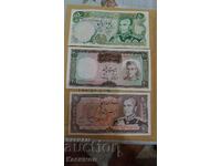 Old RARE Iran Shah Period Banknotes, UNC!