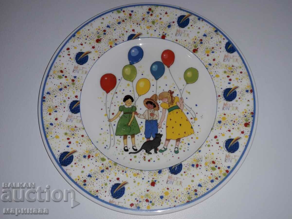 PLATE ''W. @ BOSCH''. "UNICEF"