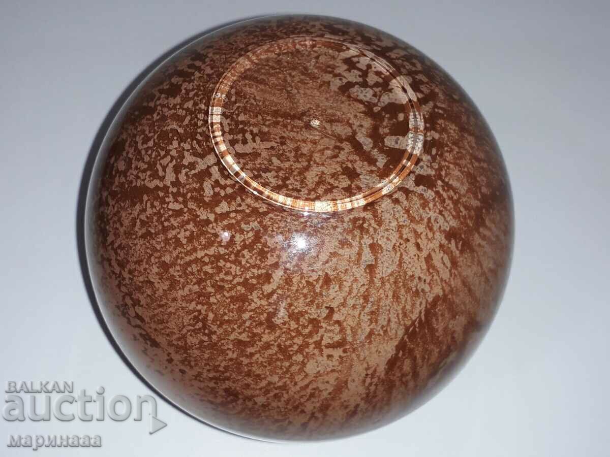 VASE. SOLID GLASS. 1 KG - 5 VASE. SOLID GLASS. 1 KG - 5