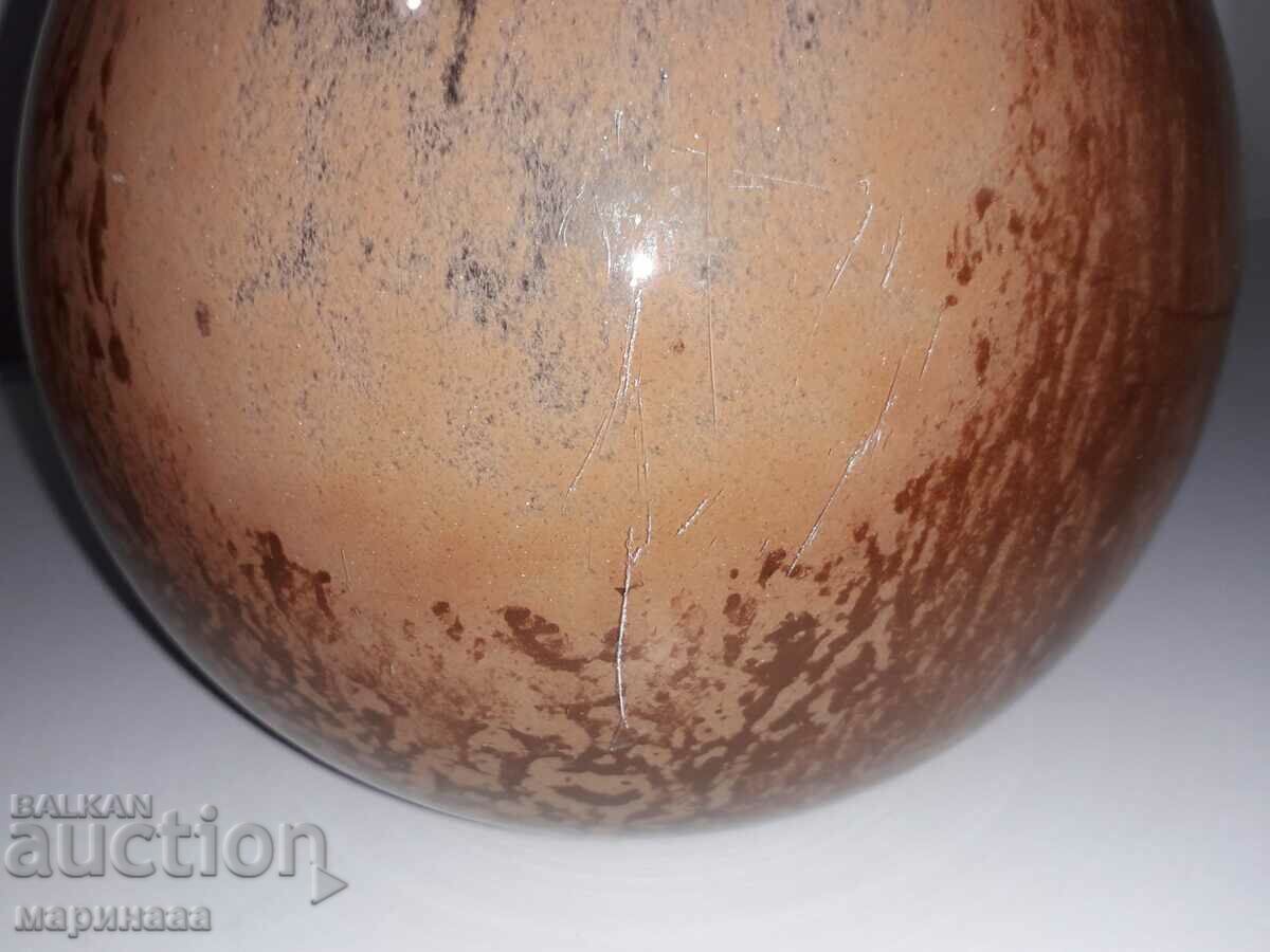 VASE. SOLID GLASS. 1 KG - 6 VASE. SOLID GLASS. 1 KG - 6