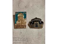 Badges "Tashkent/Samarkand-Uzbekistan". Kit