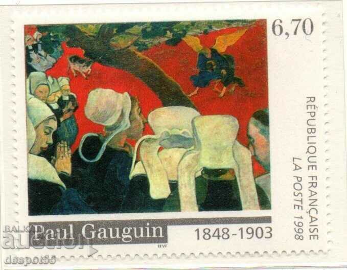 1998. Γαλλία. 150 χρόνια από τη γέννηση του Paul Gauguin, ζωγράφου