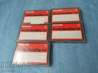 Audio cassettes philips 90 min, 60 min