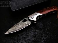 Knife, pocket knife, folding knife, Damascus steel