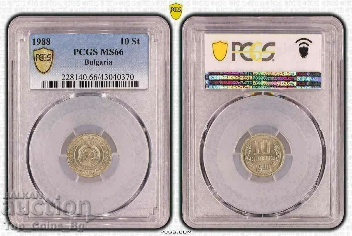 10 Centi 1988 MS66 PCGS 43040370