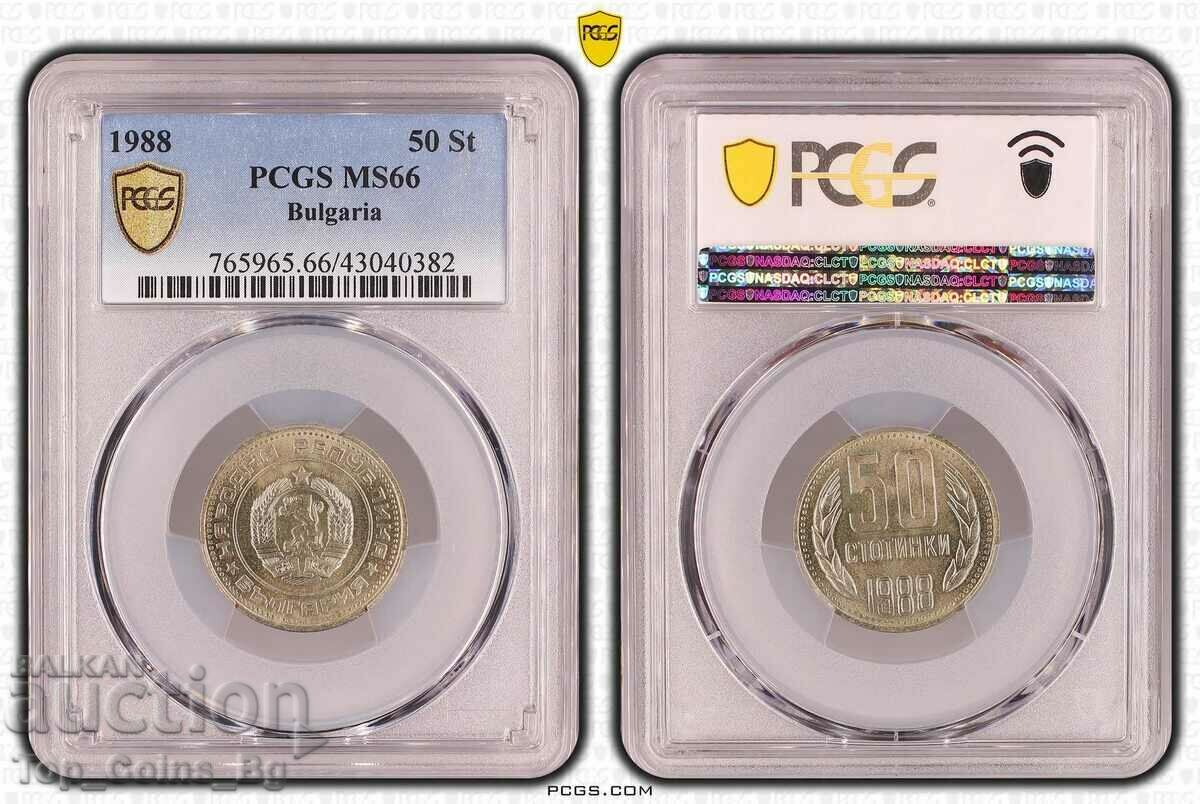 50 de cenți 1988 MS66 PCGS 43040382