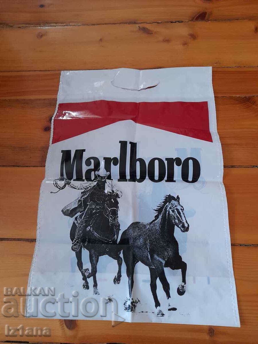 Old Marlboro plastic bag with price 16.00 BGN | € 8.18 Old Marlboro plastic bag with price 16.00 BGN | € 8.18