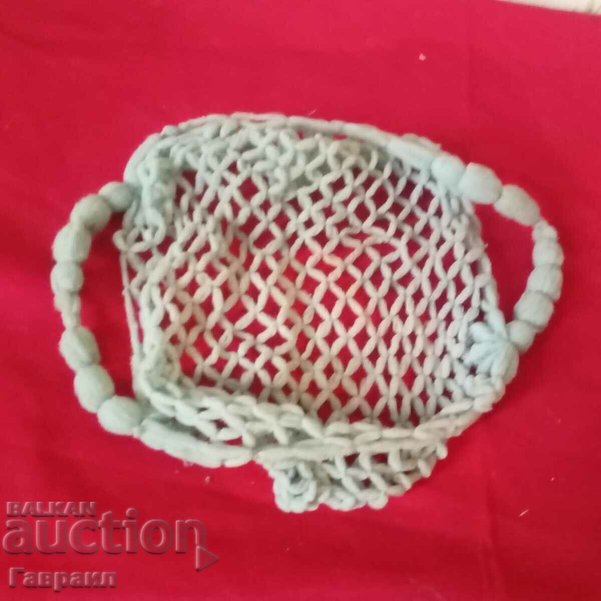 Old woven bag with price 5.00 BGN | € 2.56 Old woven bag with price 5.00 BGN | € 2.56