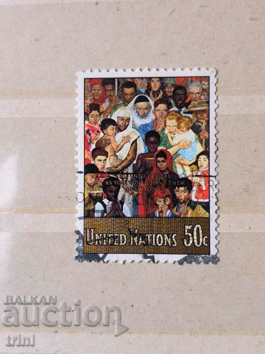 Ηνωμένα Έθνη Ηνωμένα Έθνη 1991 Πίνακας του Norman Rockwell