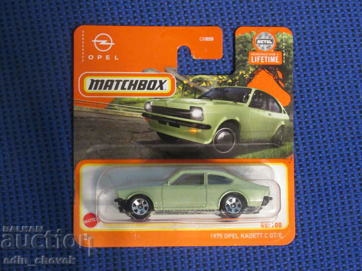 Cutie de chibrituri Opel Kadett C GT/E 1975. Nou