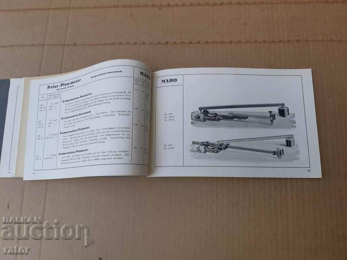 MAHO Caliper Catalog - Germany 1927 - 7 MAHO Caliper Catalog - Germany 1927 - 7