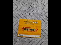 A pack of Juicy Fruit gum