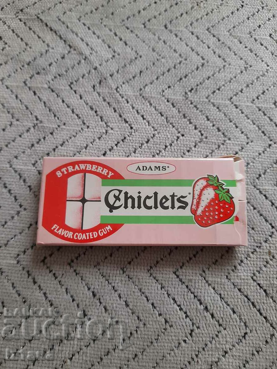 Un pachet de gumă Chiclets