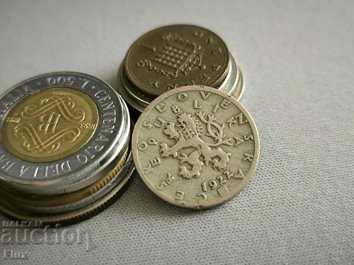 Coin - Czechoslovakia - 50 Halers | 1922 with price 2.75 BGN | € 1.41 Coin - Czechoslovakia - 50 Halers | 1922 with price 2.75 BGN | € 1.41