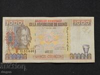 1000 francs Guinea 1998