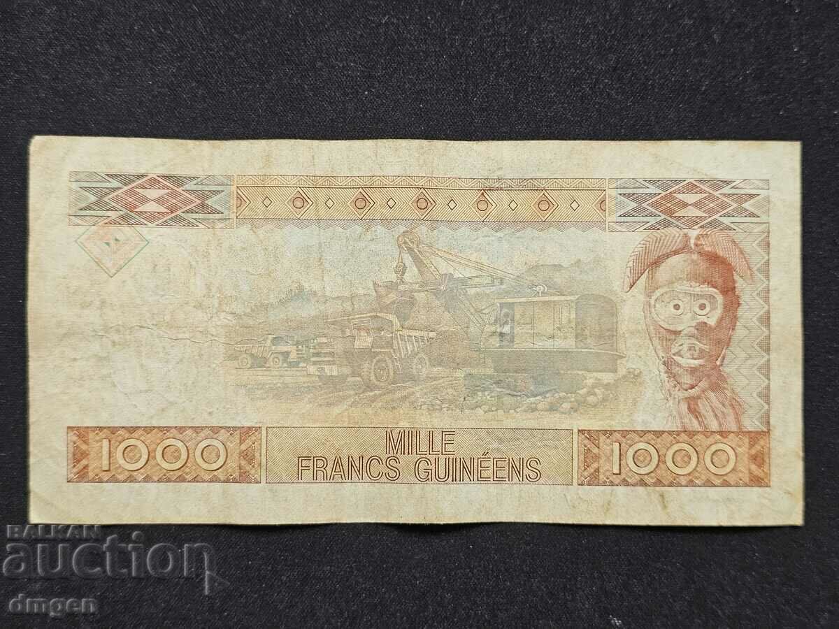 1000 francs Guinea 1998 with price 4.00 BGN | € 2.05 1000 francs Guinea 1998 with price 4.00 BGN | € 2.05