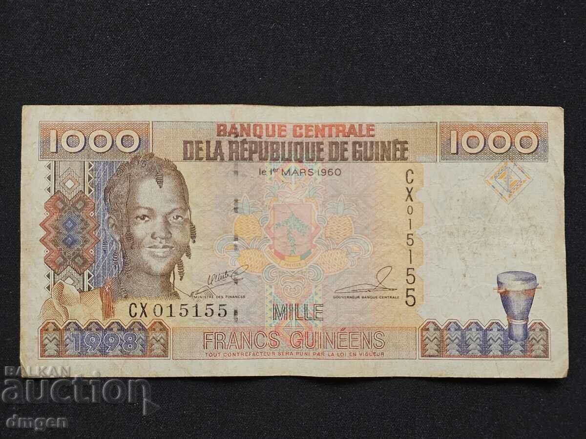 1000 francs Guinea 1998