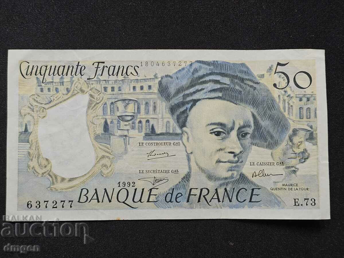 50 francs France 1992