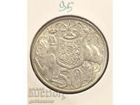 Australia 50 Cents 1966 Silver UNC