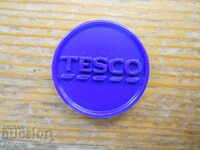 Plastic token "Tesco" - Czech Republic