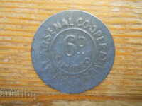 Old Token - England - 1950