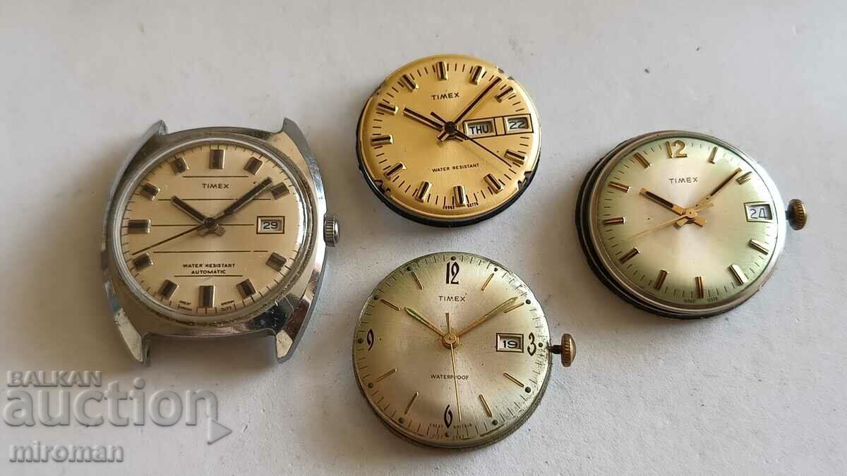 Sale - lot 1 watch and 3 TIMEX movements