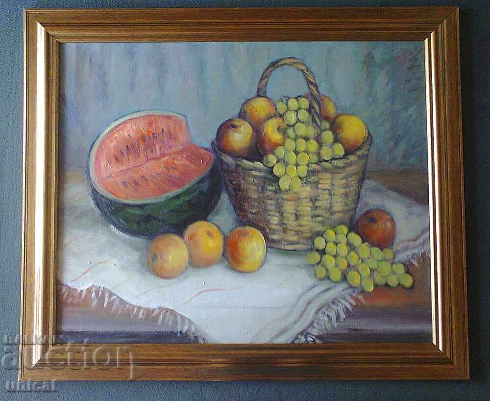 Old painting. Still life. Old painting. Still life.
