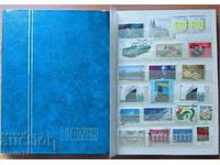 Folder with postage stamps