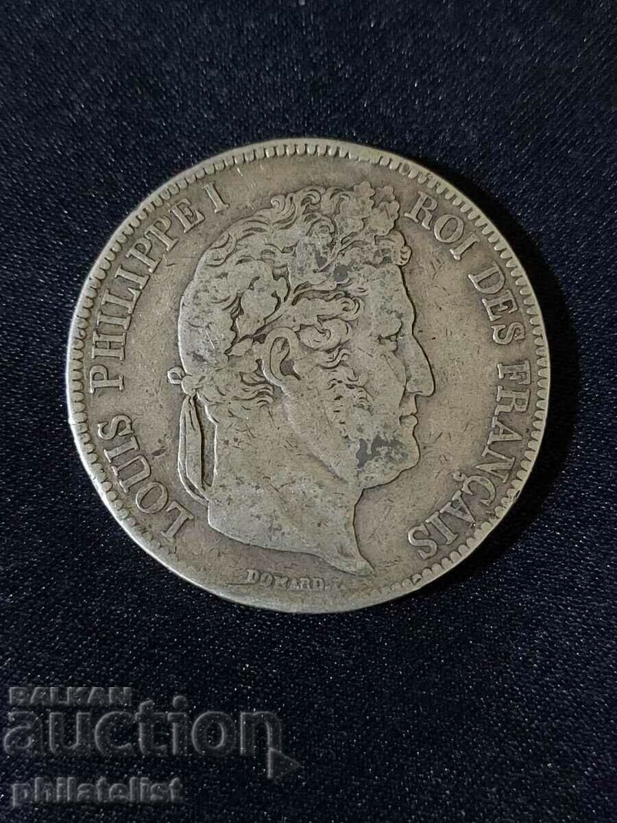 France 1835 A - 5 francs - Silver coin