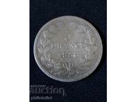 France 1836 W - 5 Francs - Silver Coin